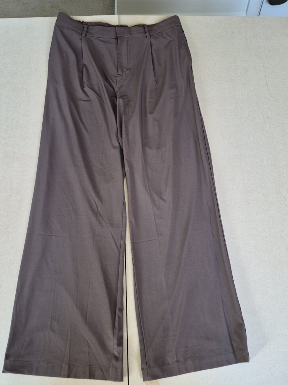 Vuori Women's Villa Wideleg Pant Espresso Brown XL Lightweight Stretch Travel